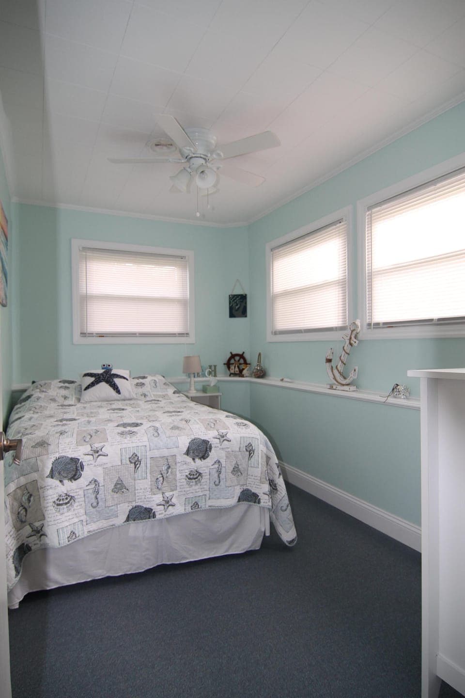 Bedroom #3 with double bed.