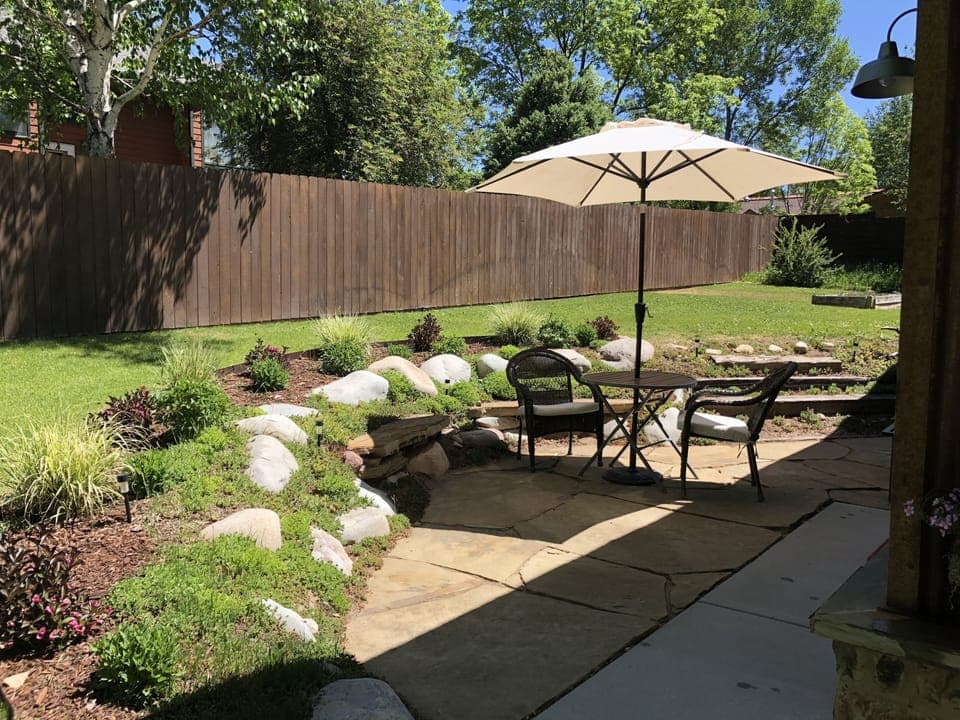 Patio area