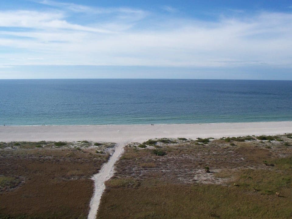 View of the Gulf of Mexico from your balcony.