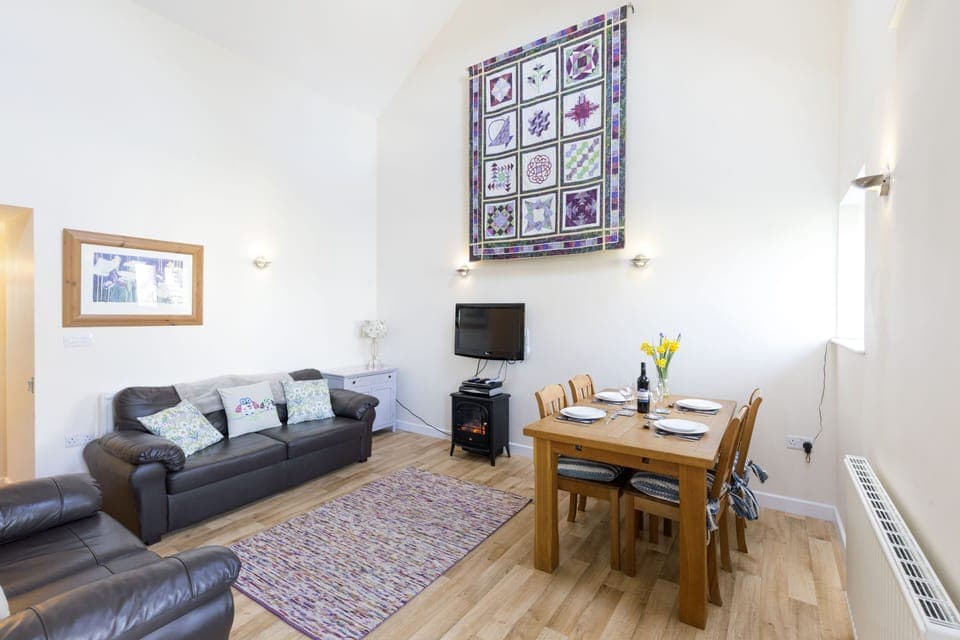 Bright and spacious lounge and dining area