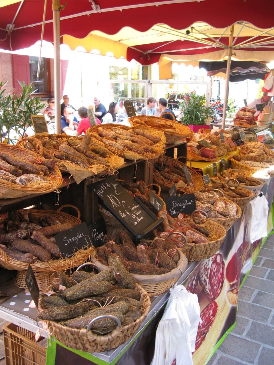 Farmer's market at Bour D'Oisans