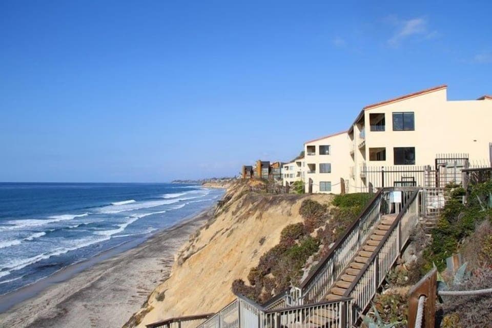 No view from condo, only from cliffs