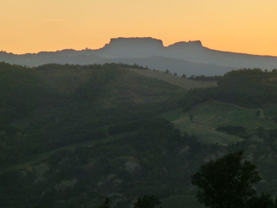 sunset at Sasso Simone