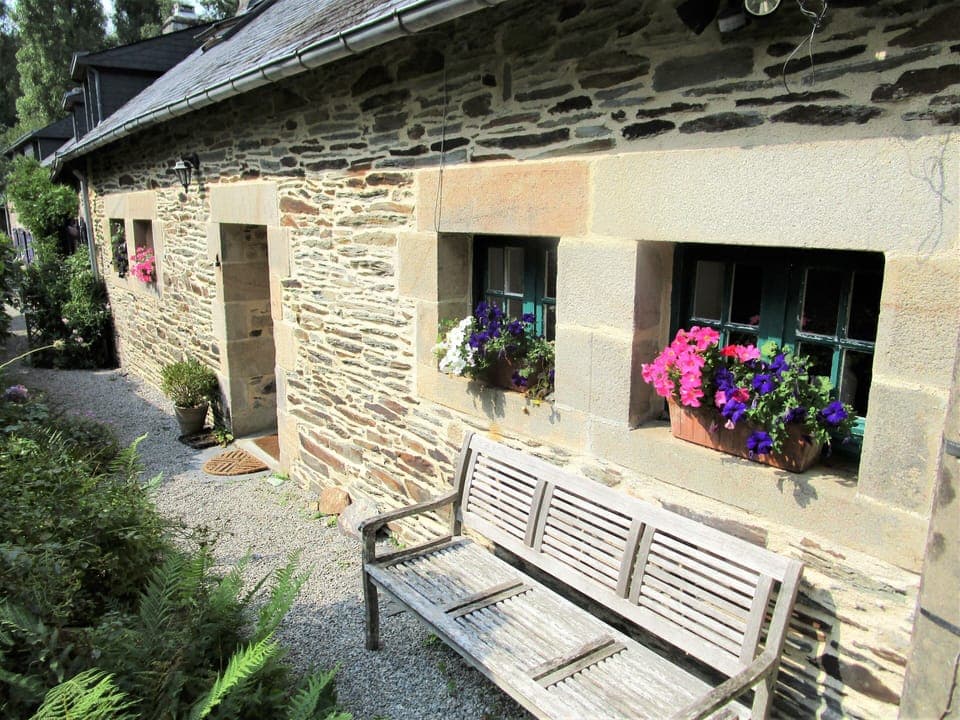 South facing front of the gite
