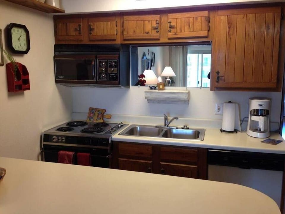 Fully stocked kitchen