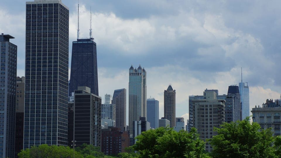 View from Lincoln Park (the actual Park)