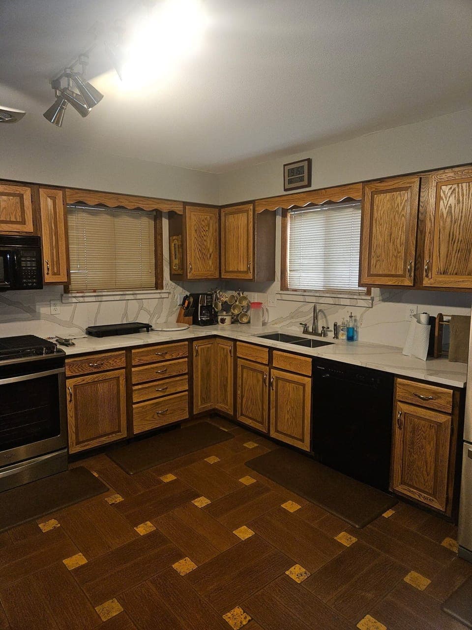 Welcome to our large, open kitchen