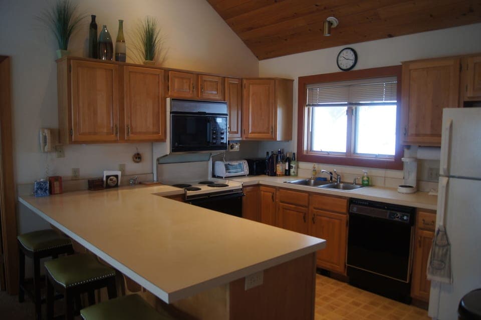 Kitchen.  Open to dining area and living room.