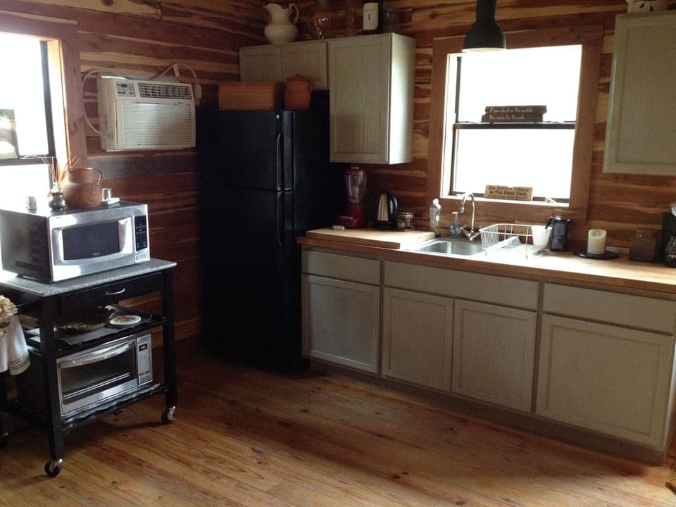 Microwave, Convection, Two Burner Hot Plate, Electric Skillet, Refrigerator