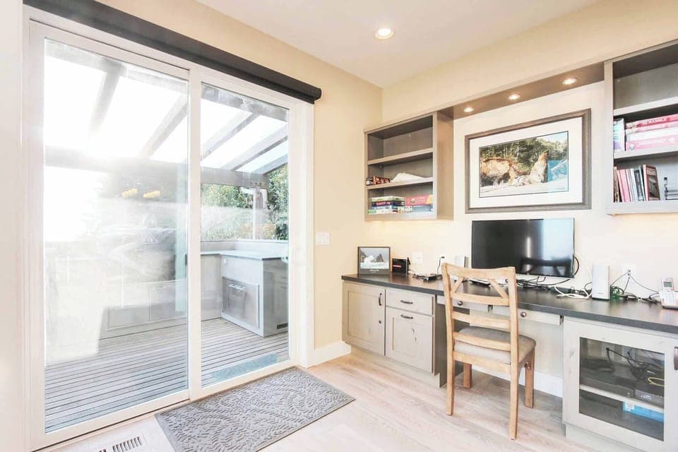 It has plenty of space and a wireless printer