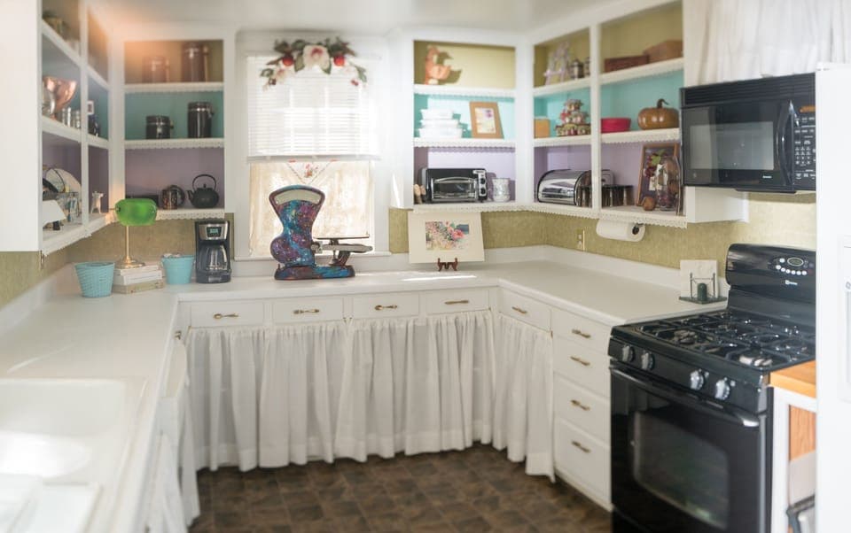 Fully stocked kitchen