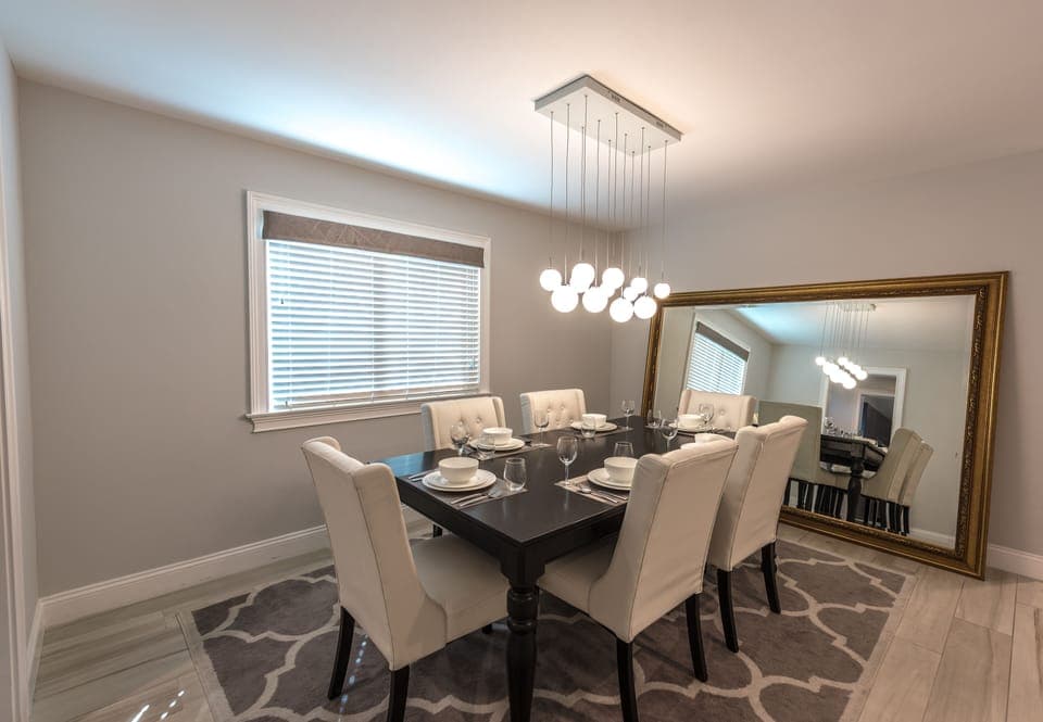 Upstairs dining area