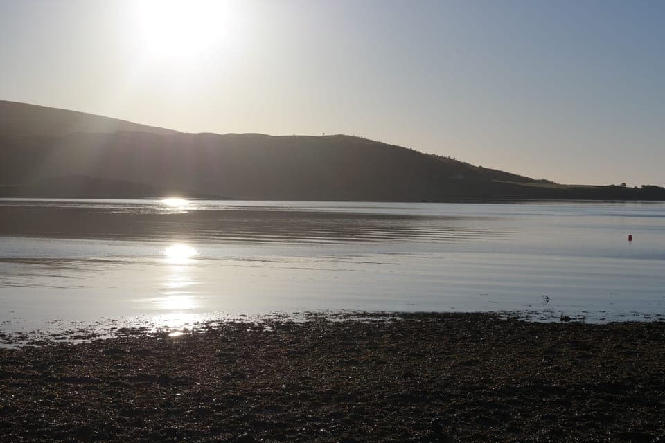 Looking over towards Bute in the early evening light