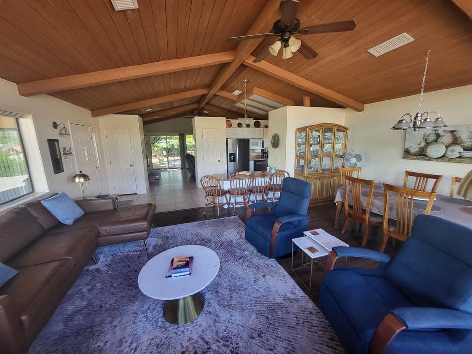 Living room #1, open floor plan - VIEWS - beautiful, spacious, comfortable 
