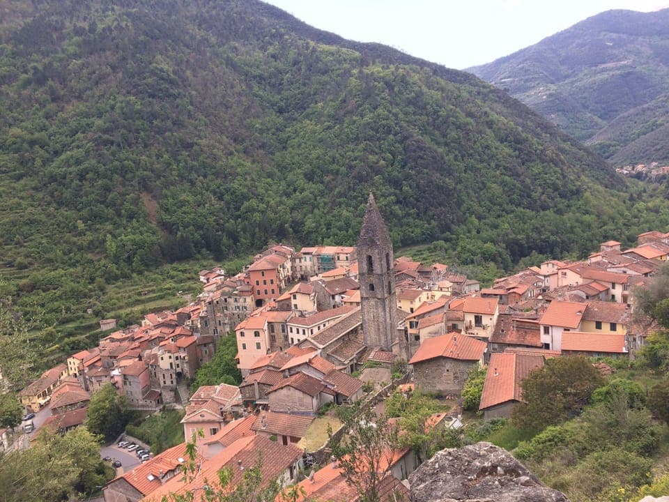 View of the village 5-10 minutes walk from the house