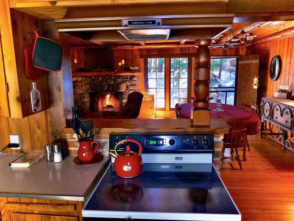 View from the kitchen into the grand room. - View from the kitchen into the grand room.