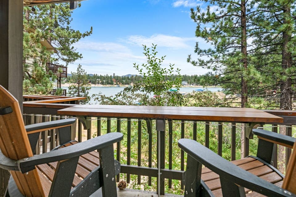 lakeside views from the deck - Lakefront Views from the lower deck