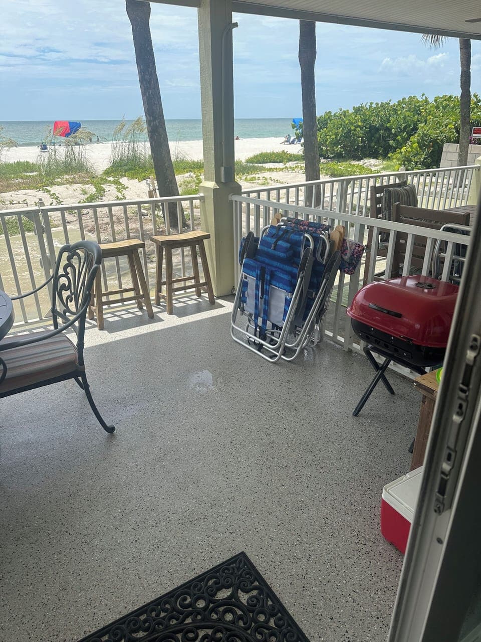 Covered patio