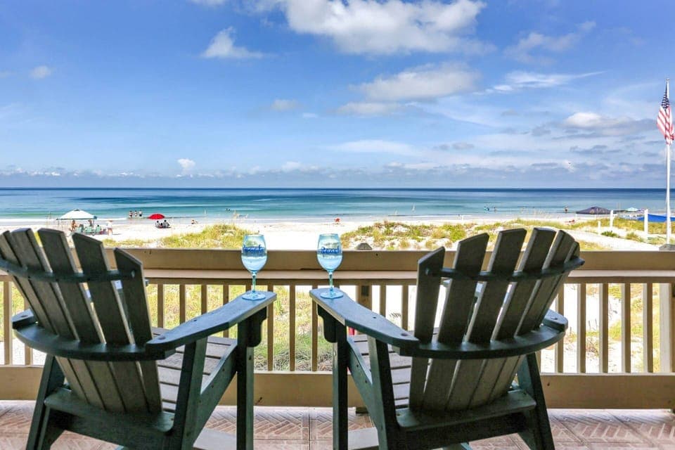 Amazing Views From the Private Balcony! Just Steps to the Sand!