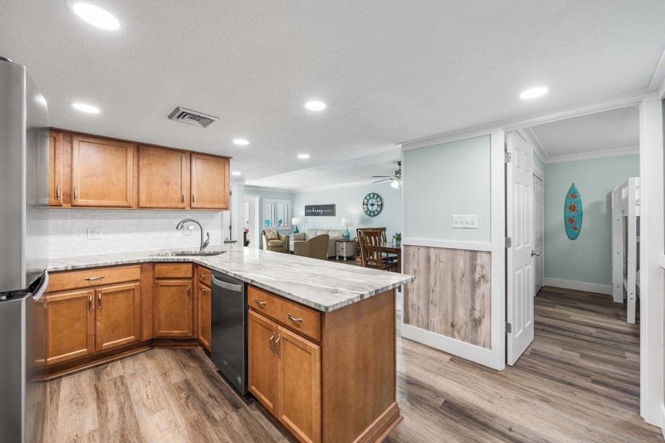 Unit Entrance into Kitchen