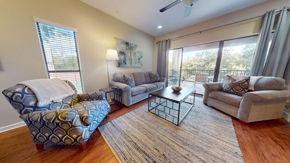 Living Room with sleeper sofa