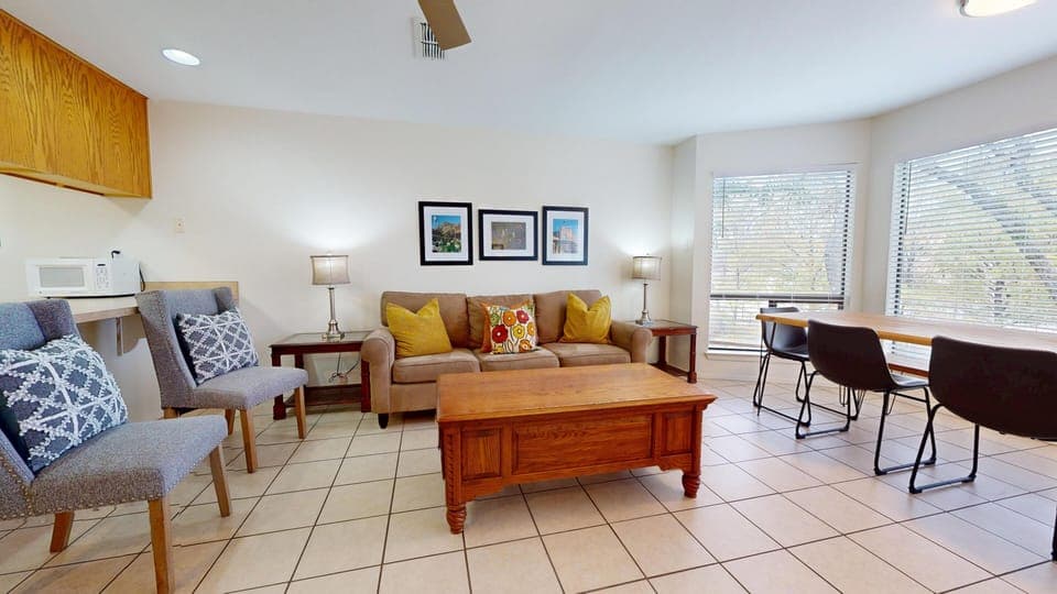 Living room with sleeper sofa