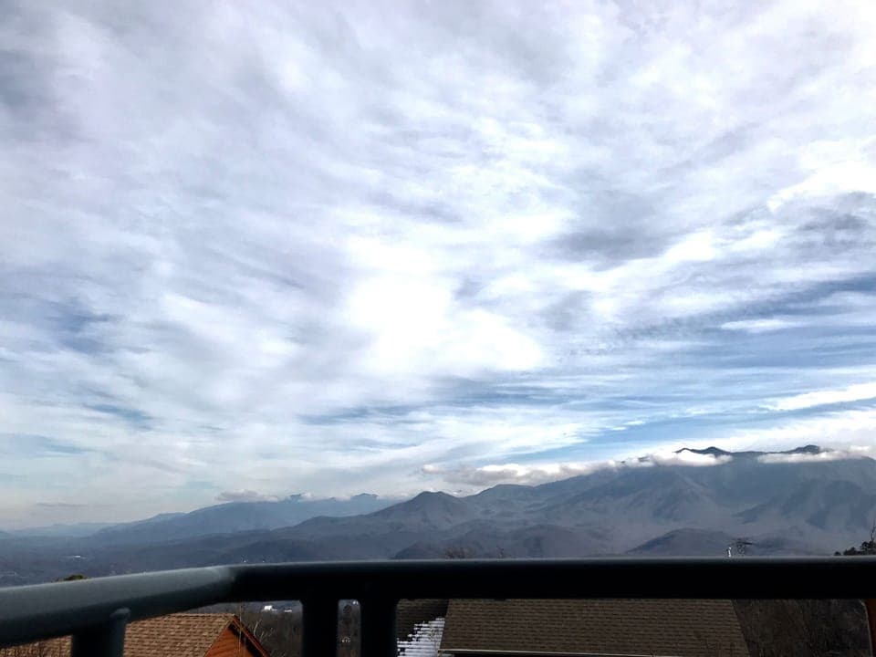 view from the balcony 