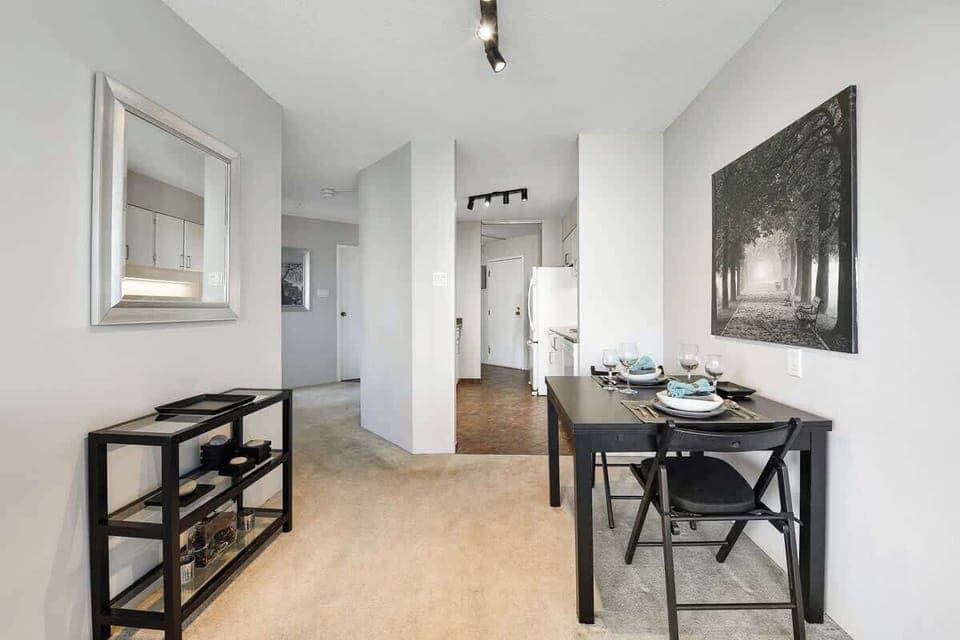 Modern dining space for 2.