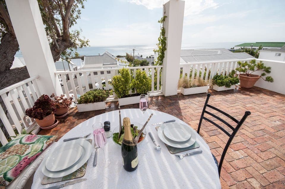 Deck with wide sea view