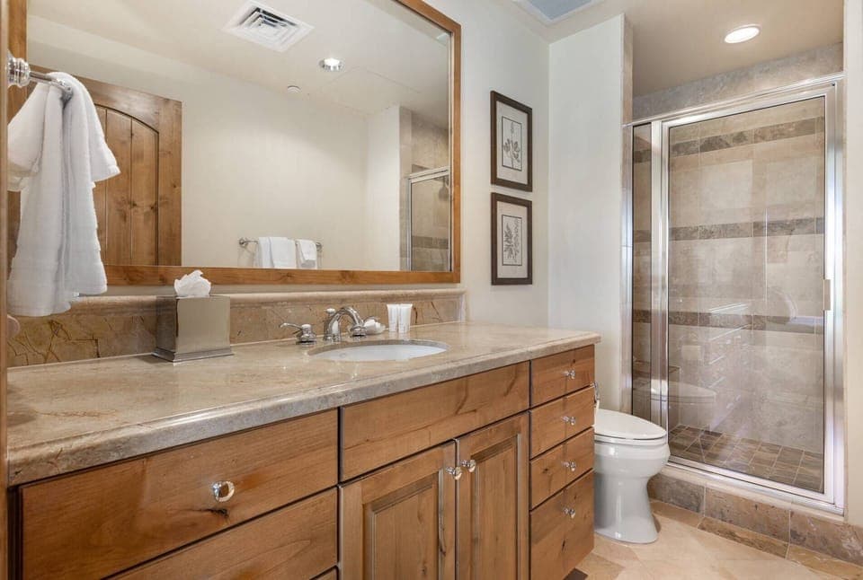 Bedroom 3 Ensuite Bath with Large Walk In Shower