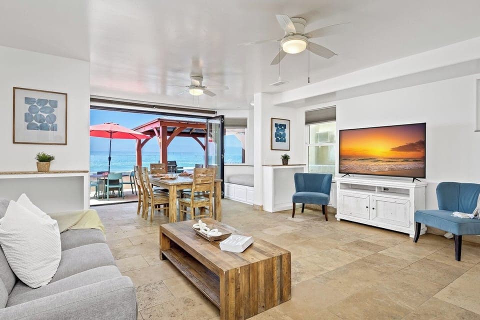 Open Concept Living & Dining with Open Ocean Views