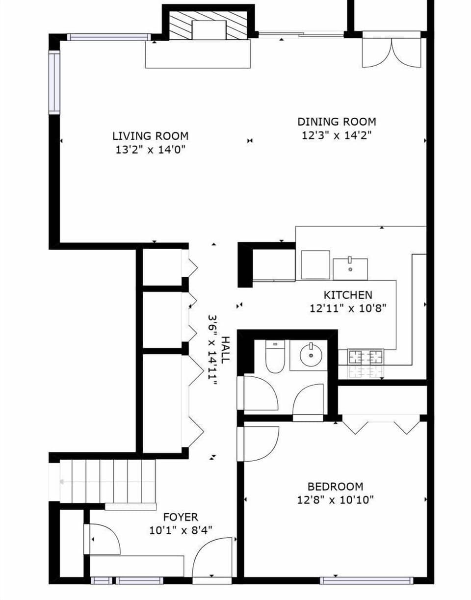 Main Floor Layout of this wonderful property