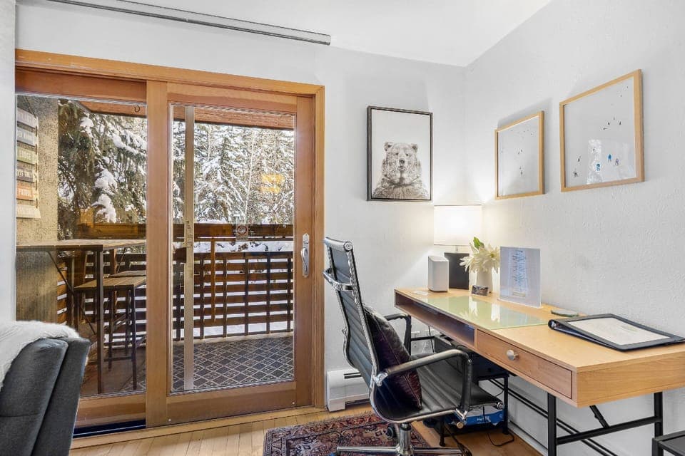 Work remote in Aspen with a dedicated workspace and office chair