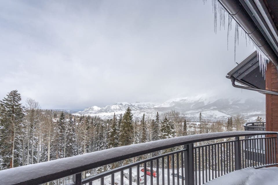 View from deck