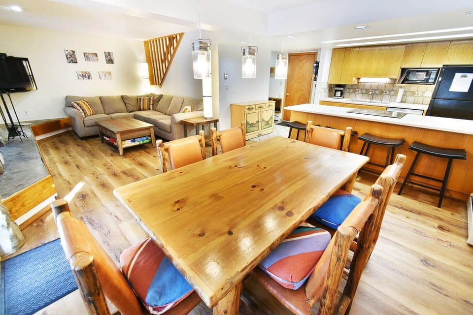 Living Area with New Wood Floors - Living Area with New Wood Floors