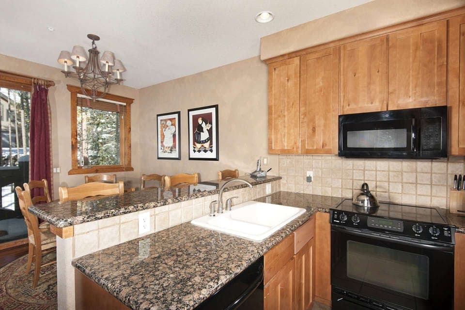 Fully Equipped Kitchen with everything for a Ski Holiday...even a crockpot!