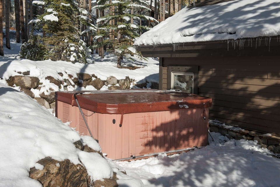 How about a wonderful Hot Tub Soak? Private Tub in the Winter Wonderland