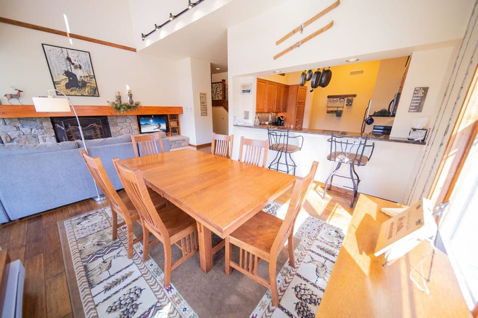 Plenty of dining space for your group