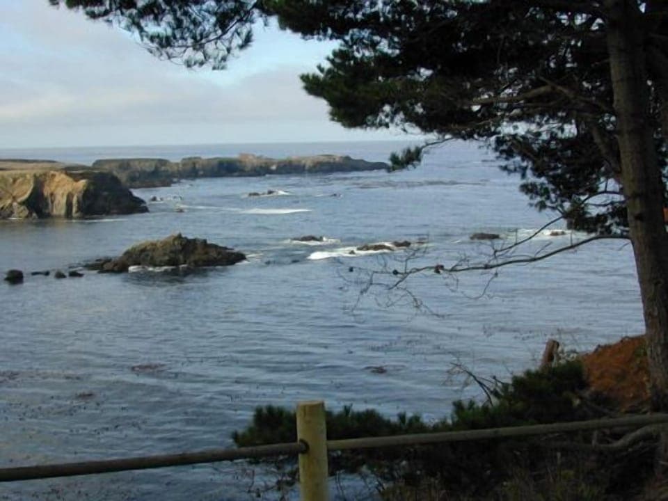 View of ocean from the bluffs facing South west