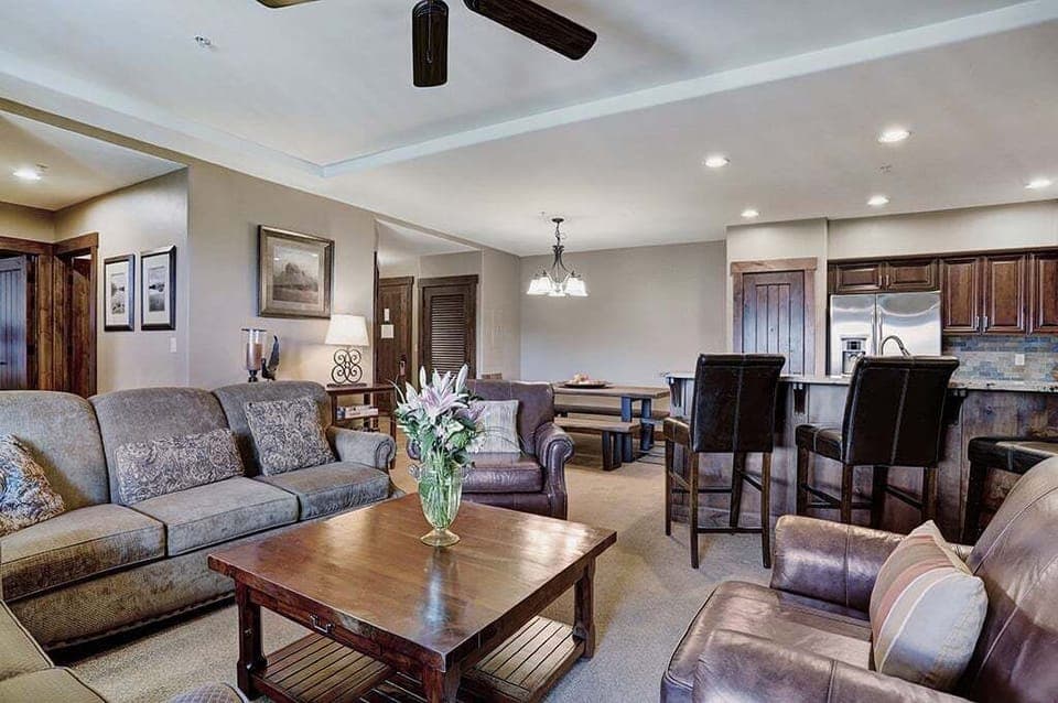 Living Room - Crystal Peak Lodge 7304 - Breckenridge Vacation Rental