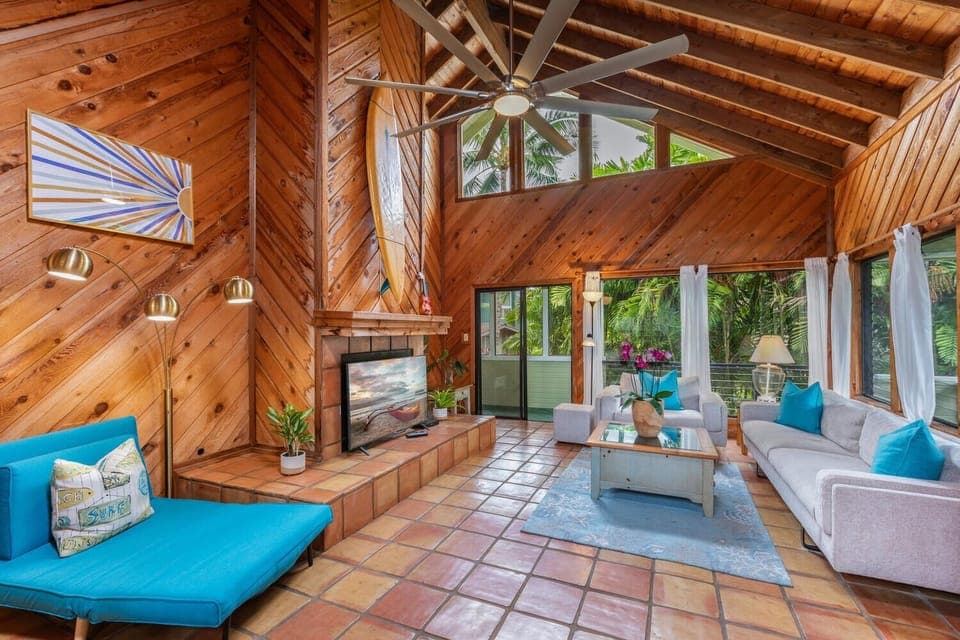 Enjoy family time in this spacious living area