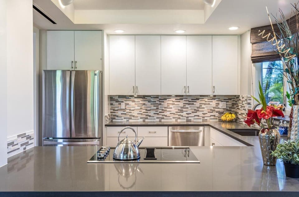 Kitchen with Refrigerator, Cooktop, and Dishwasher