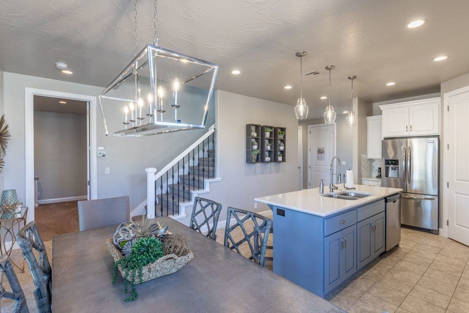 Dining Table View - Share memories and stories while enjoying a family style meal around the Dining Table.