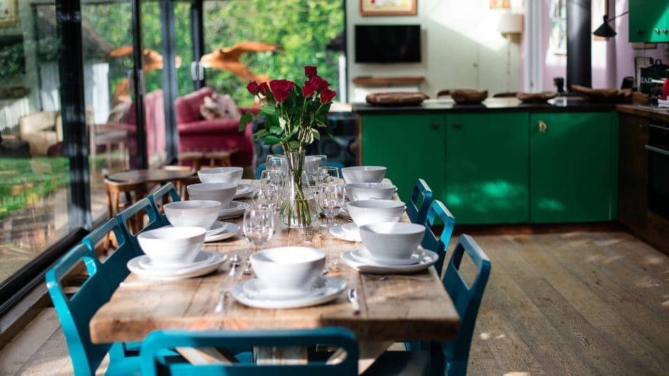 Dining Table, Brock Cottage, Bolthole Retreats