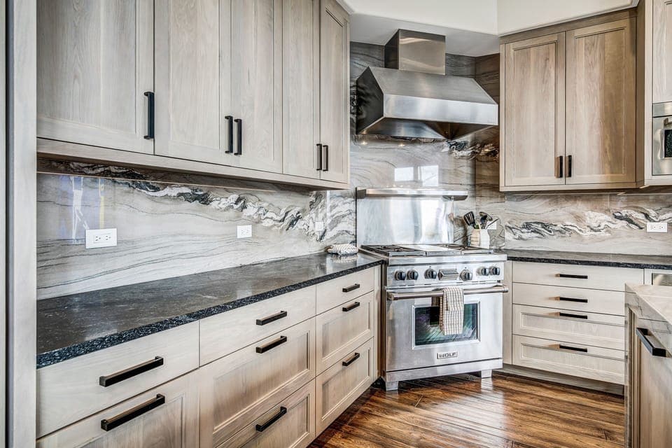 Indoors, Kitchen, Furniture, Cabinet, Hardwood