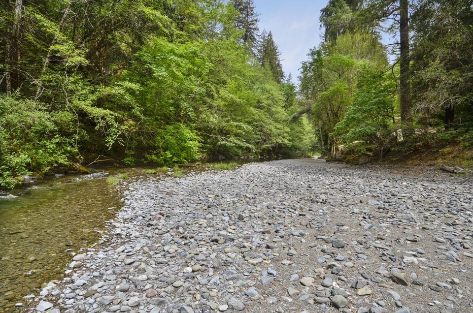 Beautiful year round, East Austin Creek running or dry.