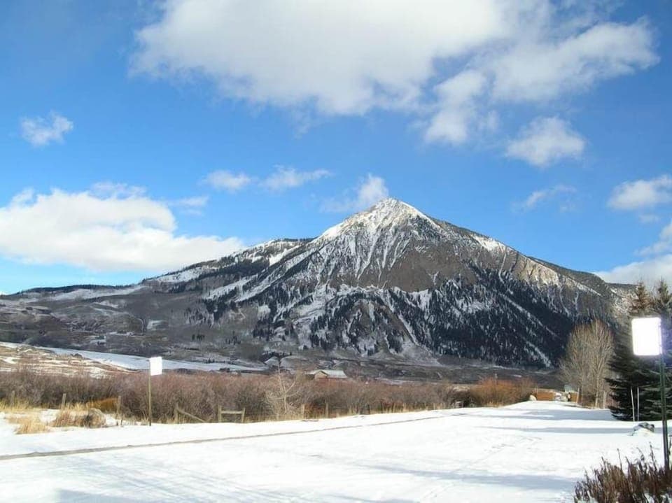 Winter view from front