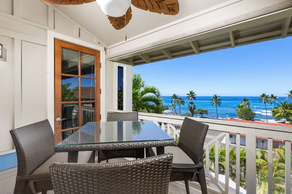 Lanai view of Honl's Beach