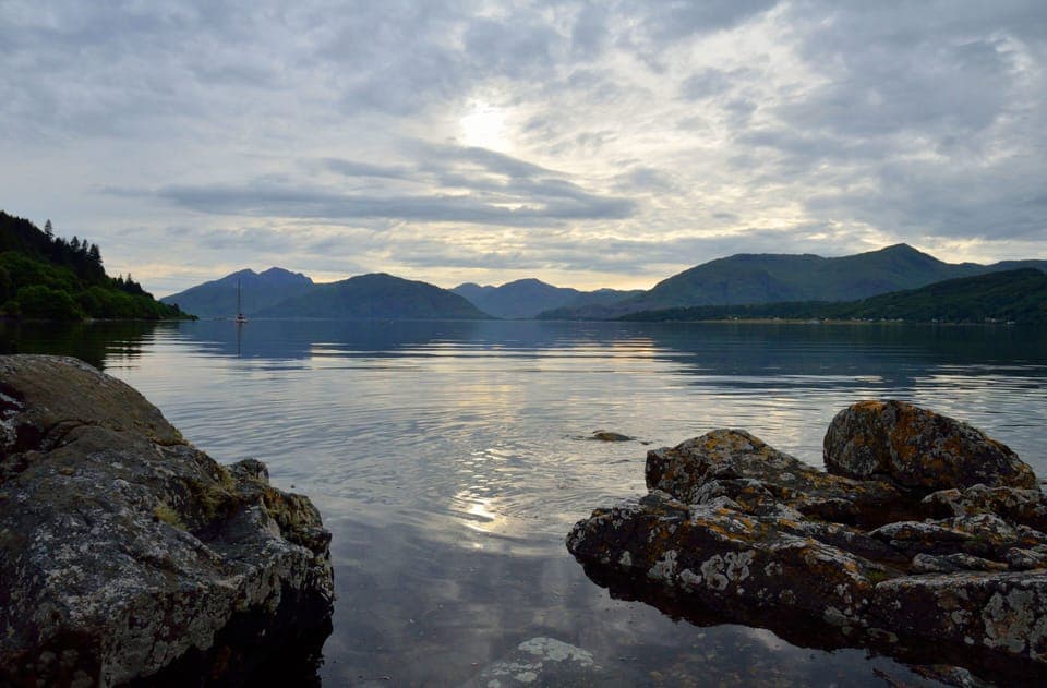 The view from our beach