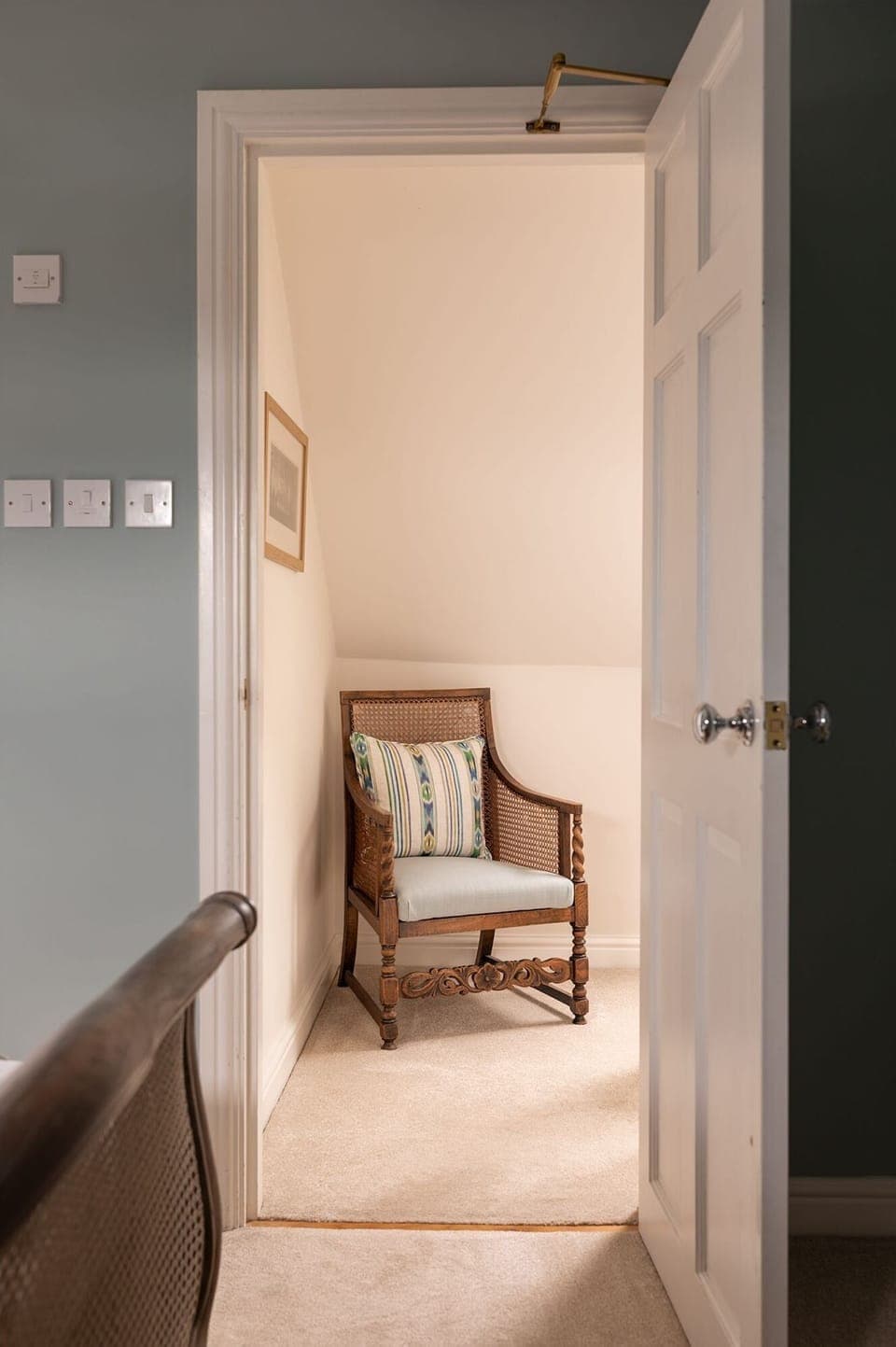 The Wheel House - chair on the landing